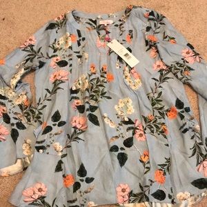 Parker Rudi Bell Sleeve Silk Blouse. NWT. Size S